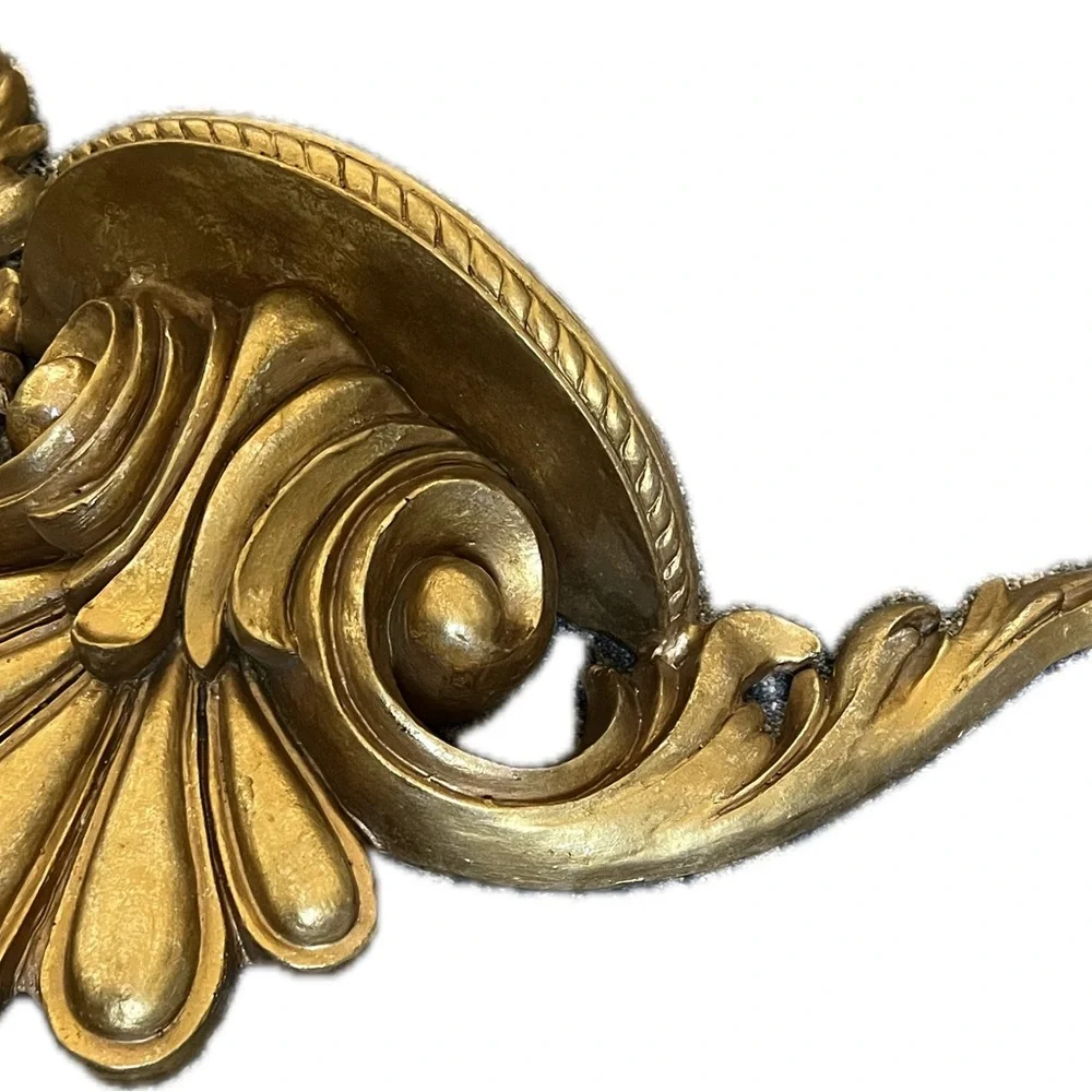 Vintage Gold Wall Shelf